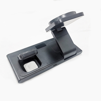 Vente en gros de chargeurs sans fil magnétiques pliables 3 en 1 de 25 W pour ordinateur portable, station de charge sans fil avec écran LED