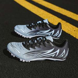 Venta al por mayor Stock Made China Athelic Adult Track and Field Sprinting Long Jump Three Step Standing Spikes Nail Shoes Sport Sneaker - Product Image 3