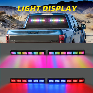 Nouvelle barre lumineuse LED longue, lumière d'avertissement RGB clignotante, <span class=keywords><strong>bande</strong></span> lumineuse d'avertissement <span class=keywords><strong>pour</strong></span> voiture, aimant, toit <span class=keywords><strong>de</strong></span> camion tout-terrain, <span class=keywords><strong>bande</strong></span> lumineuse d'urgence clignotante - Product Image 5