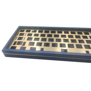 KAIERWO CNC Keyboard Prototype Red Anodizing Mechanical Aluminium Keyboard Case Custom Best Price Keyboard by CNC Machining