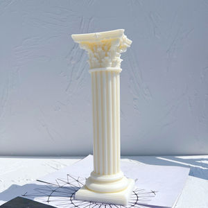 Escultura Arquitectónica Decoración del Hogar Molde de Silicona de Columna Corintia Romana Molde para Vela de Columna Clásica Griega Romana - Product Image 5