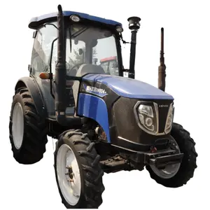 Gebrauchte landwirtschaft liche Maschinen 4WD Mini Farm Traktor Frontlader Lovol 80 PS Traktor mit AC-Kabine