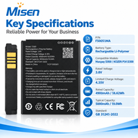 Baterai Pengganti Li Polymer Misen F50051MA 3.8V 5000mAh untuk Terminal POS Maxpay D300 KOZEN P14 D300