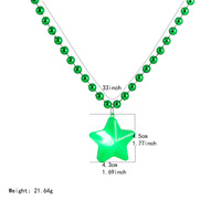Étoile Coeur LED Glow Collier Pendentif Clignotant Lumineux Collier Enfants Filles LED Flash Collier Fête