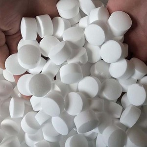 Industriële kwaliteit waterontharderzout 99% 25kg op maat verpakt tabletzout natriumchloride voor waterbehandeling - Product Image 1