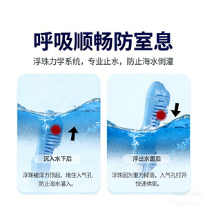 Junhainese Children Full Face Snorkeling Mask One Window Waterproof Diving Goggles For Kids - Product Image 3