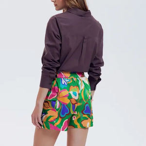 Short de course d'été pour femmes Design respirant personnalisé avec impression par sublimation Coupe ample Style jeunesse en gros - Product Image 3