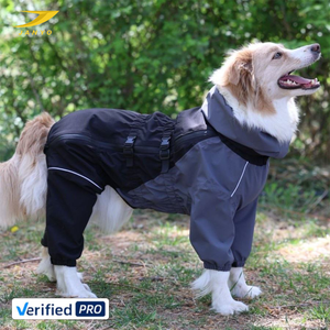 Manteau de pluie pour chien léger, respirant et imperméable, personnalisé en usine, avec sangles réglables, veste camouflage pour animaux de compagnie pour l'extérieur - Product Image 6