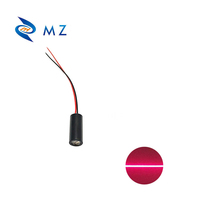 Haute stabilité compacte Mini D8x23mm 650nm 5mw 3V ligne rouge Module laser de type lecteur ACC de qualité industrielle