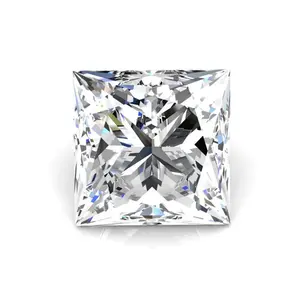 IGI CVD 0.3CT 0.5CT 1CT 2CT D VS1 Princess Cut Lab Créé Diamant Blanc HPHT Design Classique Lab Grown Diamond CVD