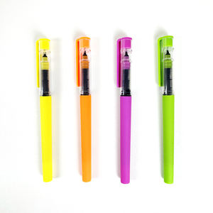 Goedkope Groothandelsprijs Kantoorbenodigdheden Plastic Pastelkleurige Gelpen In Matzwarte Blauwe Inktpen Sneldrogend Voor Promotie Met Logo - Product Image 4