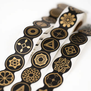 สติกเกอร์ฉลากแบบกำหนดเอง สติกเกอร์ฉลากม้วนทรงกลม สำหรับปิดผนึกฉลาก - Product Image 4