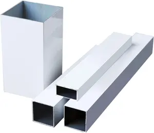 Vierkant-Aluminiumrohr 25 mm × 25 mm × 2 mm 6063 Serie für Heimmöbel 2 mm Aluminiumröhrchen