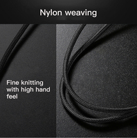 Cable Micro USB V8 Universal de Alta Calidad para Teléfono Móvil, 1M 2M 3M 2.4A, Cable de Transferencia de Datos de Carga Rápida de Nailon para Computadora e Impresora