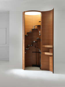 Rangement rond de luxe pour équipement de golf avec étagères en métal élégantes Armoire de rangement moderne pour équipement de golf - Product Image 2