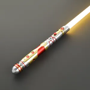 Großhandel Lichtschwert Laut Schall Hochlicht wiederaufladbare Metallkraft-Lichtspielzeug Duellieren Basis-Schwert, Chinoiserie Cloud