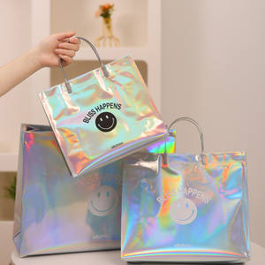 Sac fourre-tout extra large pour femme, en film PP réutilisable, résistant, avec revêtement laminé recyclé, sac promotionnel personnalisable en couleur - Product Image 2