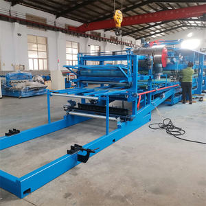 全自動カラー鋼板サンドイッチパネル製造ライン 屋根パネルロールフォーミングマシン カスタムカラー高速 - Product Image 5