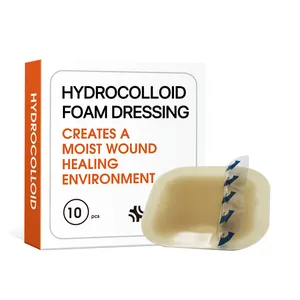 Одноразовая гидроколлоидная пенная повязка самоклеящиеся высокопоглощающие раневые прокладки