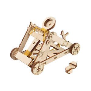 OEM antiguo asedio de tres piezas de madera 3D cañón catapulta Ballista hecho a mano montaje modelo <span class=keywords><strong>ciencia</strong></span> ingeniería Juguetes - Product Image 4