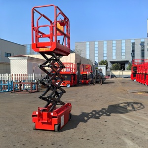 Plataforma Elevadora de Tijera Eléctrica de 4 Metros, Antideslizante, Capacidad de 100 kg, Elevador Industrial para Almacenes - Product Image 3