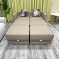 Kunden spezifische 2 Sites Sofa Cum Bed Kleine Wohnung Multifunktion möbel