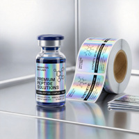 Étiquettes de bouteilles imperméables personnalisées, résistantes à l'huile, autocollants à forte adhérence pour petits flacons en verre et en plastique, autocollants en vinyle permanents
