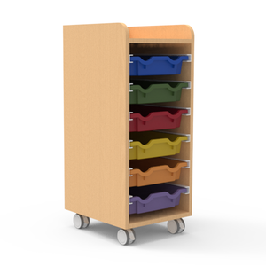 Plateau de bureau en <span class=keywords><strong>plastique</strong></span> pour jouets, <span class=keywords><strong>rangement</strong></span> d'armoire en bois pour école - Product Image 6