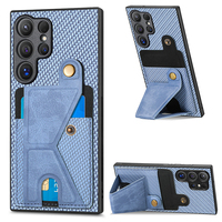 Étui en Cuir PU pour Téléphone Portable avec Support Holster et Portefeuille Sans Fil pour Samsung S25 S23 S24 Ultra Plus A16 A26 A36 A56