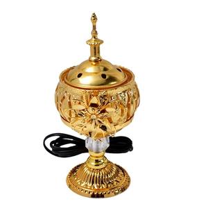 Toptan yeni arap topu elektrikli tütsü brülör orta doğu zanaat eklemek ev dekorasyon Dubai ev dekor için geri akış <span class=keywords><strong>Censer</strong></span> - Product Image 4