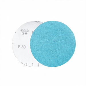 Disques de ponçage Velcro robustes P80 150 mm pour le finissage du bois et du métal - Product Image 2