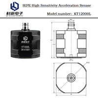 Accéléromètre IEPE/ICP, capteur d'accélération piézoélectrique à axe unique, transducteur de vibration uniaxial, surveillance microsismique 20V/g