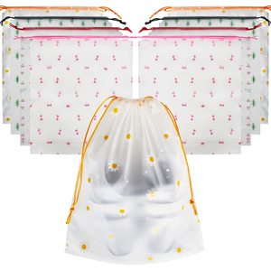 Bolsa de Cordón Transparente <span class=keywords><strong>Extra</strong></span> Grande Naranja Recién Llegada de <span class=keywords><strong>MU</strong></span>, Personalizable - Product Image 1