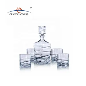 Best selling unique glass flat bottle chivas whisky
