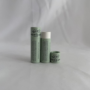Tubos de papel de cartón biodegradables en forma de cilindro hechos a mano ecológicos para bálsamo labial cosmético máscara embalaje Embalaje - Product Image 1