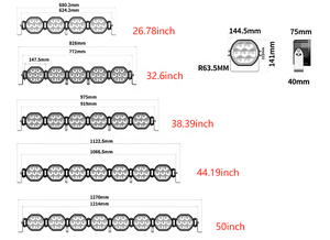 LED <b>Light</b> <b>Driving</b> RGB Backlight Offroad Atv Led <b>Light</b> - Product Image 6