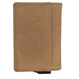 Tarjetero de Aluminio Cardhoda con Forro de Cuero Genuino, Cartera Plegable Delgada, Diseño Minimalista Unisex, Tamaño Corto - Product Image 5