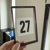 Plaque de protection arrière en TPU à paillettes dégradées 35pt pour cartes gradées, avec plaque acrylique transparente pour ACE Slab