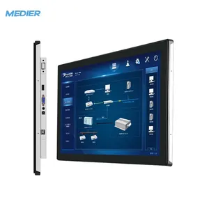 Monitor layar sentuh industri kapasitif monitor rangka terbuka lcd monitor Seri 7 inci dudukan Dinding