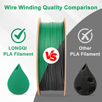 Filament d'imprimante 3D LONQI PLA/PLA Soie/PETG/TPU/ASA/ABS/PC/PA6/CF GF 1,75 mm 1 kg PLA Plus
