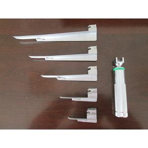 Lampu LED hewan peliharaan, <span class=keywords><strong>Laryngoscope</strong></span> ENT Vet kaku dokter hewan peliharaan dapat digunakan kembali lampu LED Set anestesi <span class=keywords><strong>Laryngoscope</strong></span> - Product Image 4