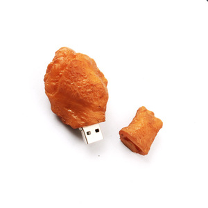 Personalità regalo divertente all'ingrosso cibo a forma di 2.0 Pendirve 1GB 2GB 4GB 16GB fritti gamba di pollo a forma di <span class=keywords><strong>chiavetta</strong></span> <span class=keywords><strong>USB</strong></span> - Product Image 6
