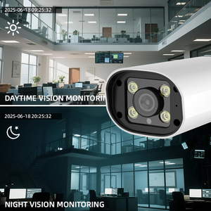 POE 4k 8MP 5MP HD <span class=keywords><strong>IP</strong></span> Dual Light Bullet Máy ảnh ngoài trời Microphone hai cách âm thanh IR-CUT tầm nhìn ban đêm không thấm nước IP66 CCTV máy ảnh - Product Image 6