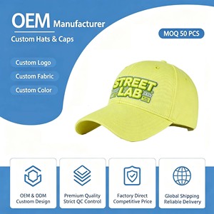 Gorras de Béisbol Personalizadas al por Mayor con Colores y Logotipo Personalizables - Tela Común de Alta Calidad 100% Algodón para Hombre - Product Image 1