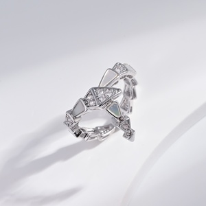 wholesale plata 925 sterling silver Geometric stone <b>ring</b> Rhodium Plated engagement adjustable fashion <b>cz</b> zircon <b>rings</b> for women - Product Image 1