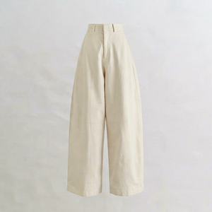 Pantalones de Mujer de Alta Calidad The31, Diseño Minimalista, Casuales, Lisos, Naturales, Sueltos, Transpirables, Lavados, de Lino y Algodón Premium, Elegantes - Product Image 1