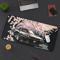 Tapis de souris de voiture de sport personnalisé XXL accessoires de jeu clavier de jeu de bureau tapis de bureau antidérapant pour ordinateur portable grand tapis de souris GTR étanche à l'eau