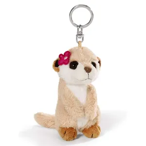 Meerkat-peluche pequeño para decoración, juguete de felpa suave, realista, personalizado, de 12cm