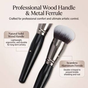 <span class=keywords><strong>Kit</strong></span> <span class=keywords><strong>de</strong></span> <span class=keywords><strong>Pinceaux</strong></span> <span class=keywords><strong>de</strong></span> Maquillage Professionnel <span class=keywords><strong>de</strong></span> Luxe 36 Pièces, Noir, Manche en Bois, Marque Privée, pour Fond <span class=keywords><strong>de</strong></span> Teint et Cosmétiques – Vente en Gros - Product Image 5