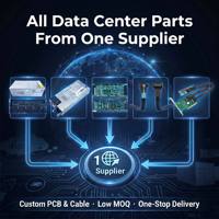 Casing Server Rak 24-Bay 4U dari Aluminium Alloy, Hot Swap SATA SAS Backplane, Kipas Pendingin, Chassis Industrial, USB, PSU Industrial High-End